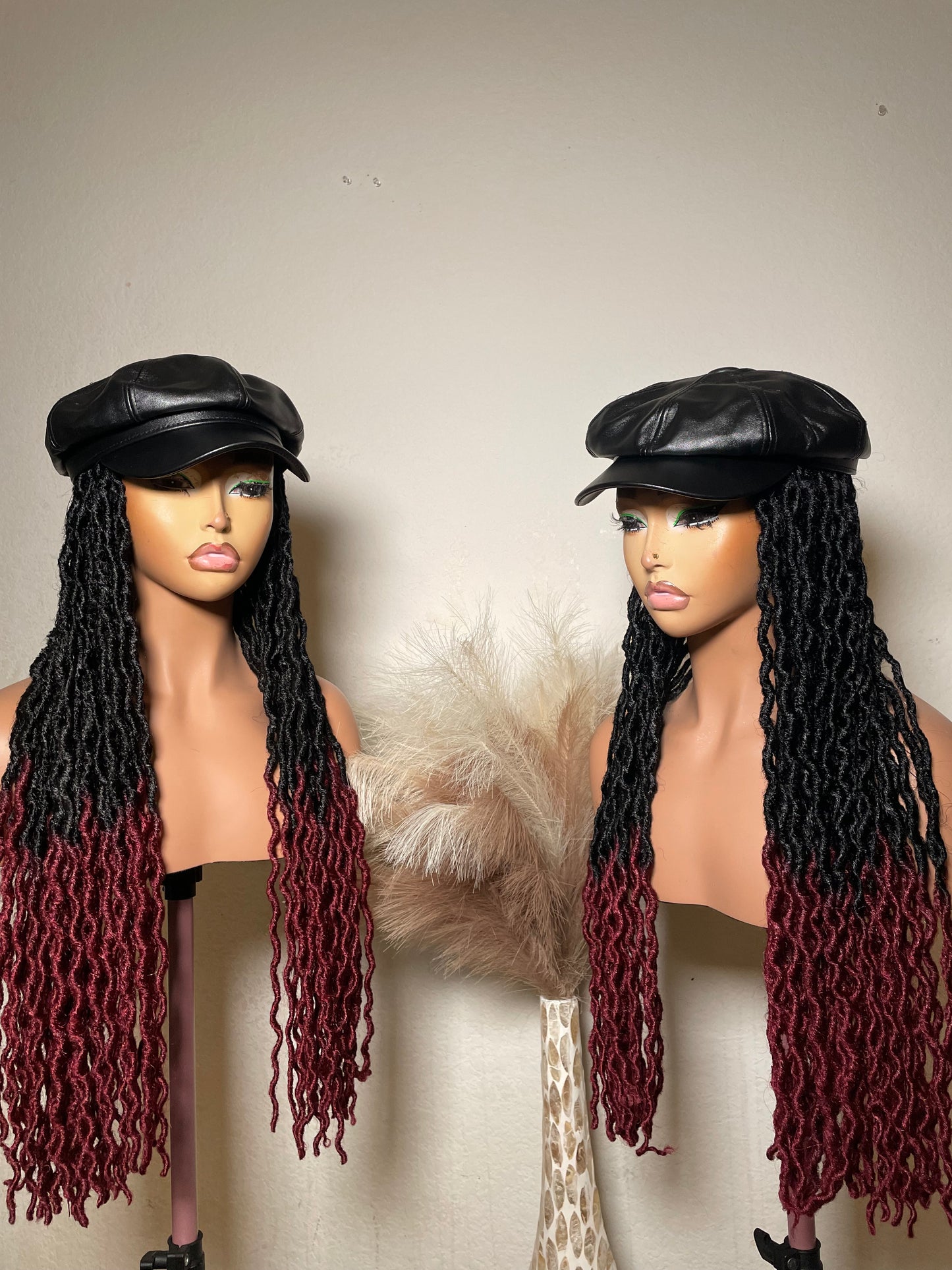 Hat locs wig. small - medium head friendly. ( medium head size 20 -21 1/2)