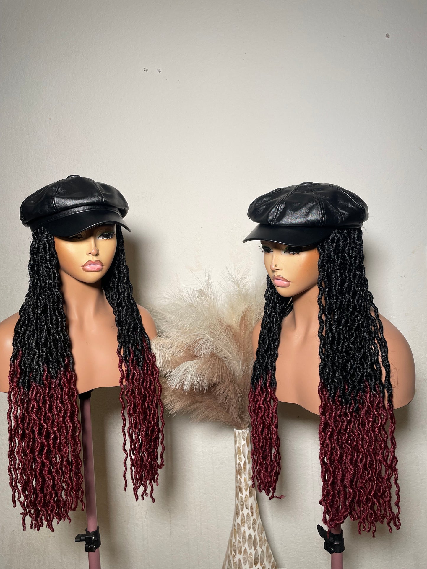 Hat locs wig. small - medium head friendly. ( medium head size 20 -21 1/2)