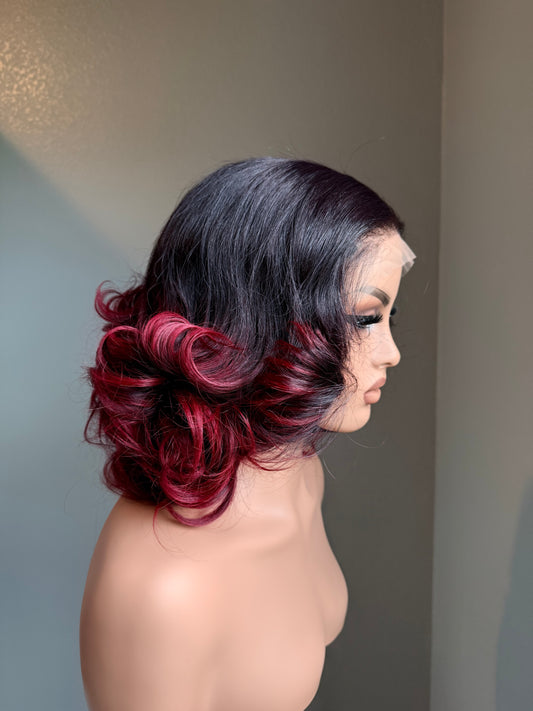 Wig Diana, made with 3bundles + 5x5 closure wig.