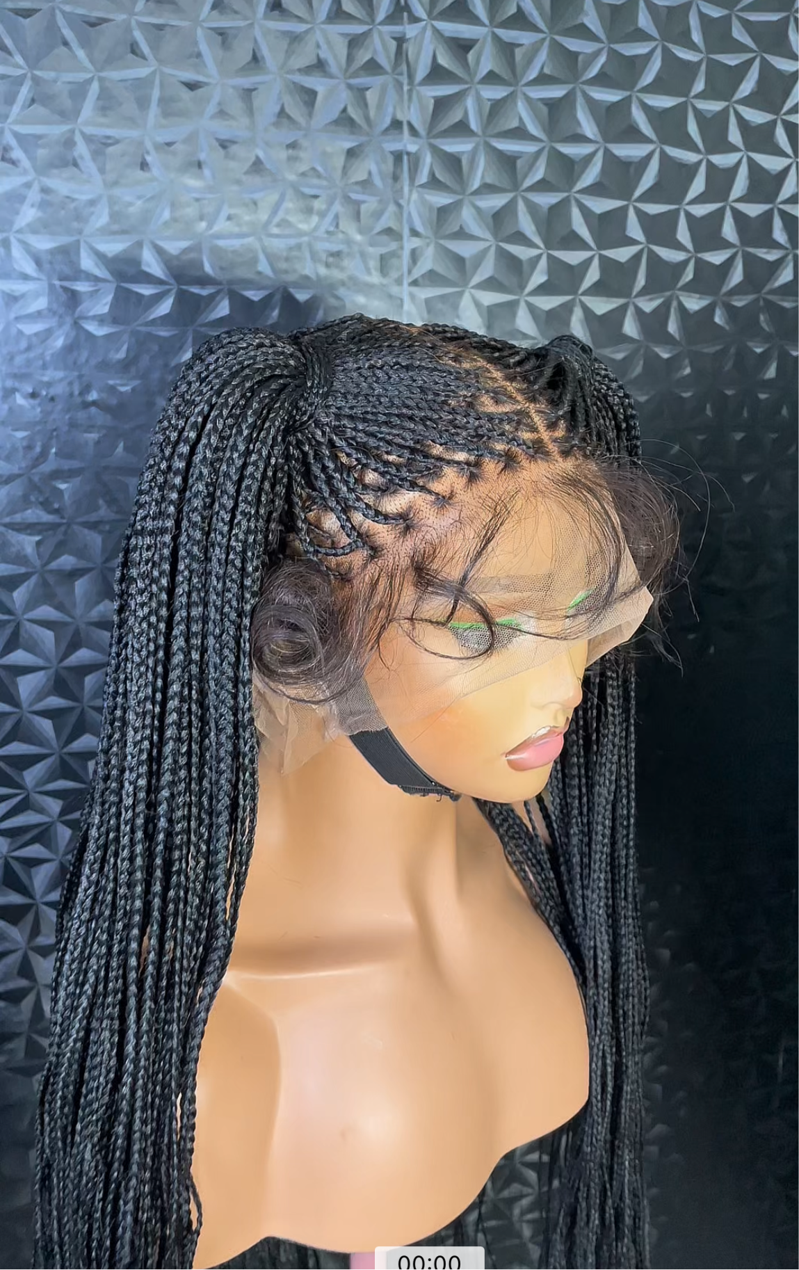 360 full lace knotless braids, made with human hair lace. ( lace can be bleached) available in different lengths