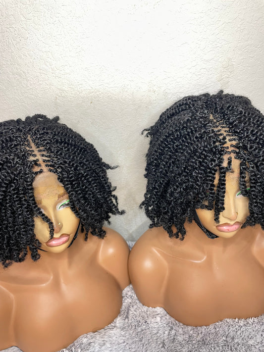 Wig Bella. 2x4 closure braided wig