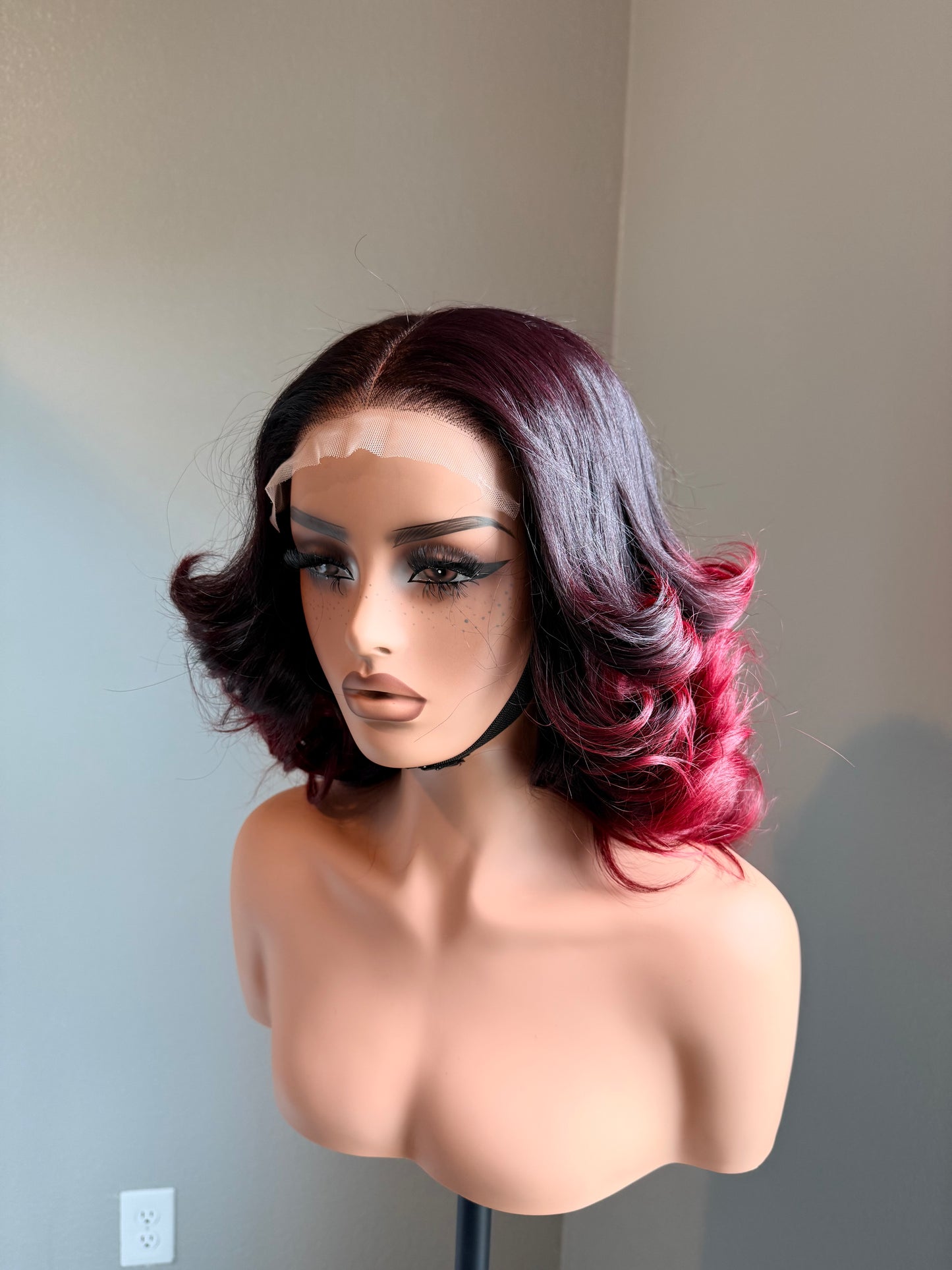 Wig Diana, made with 3bundles + 5x5 closure wig.