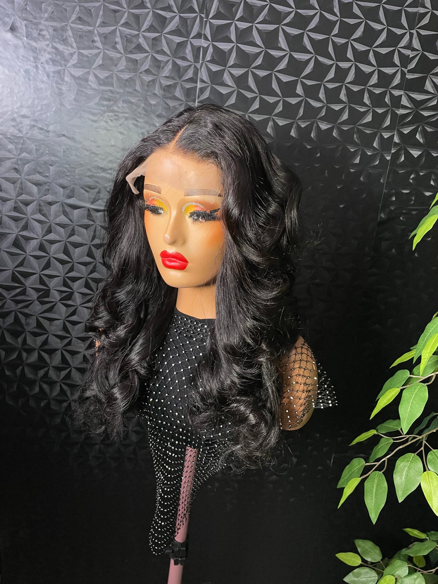 4 by 4 closure human hair wig 150%density