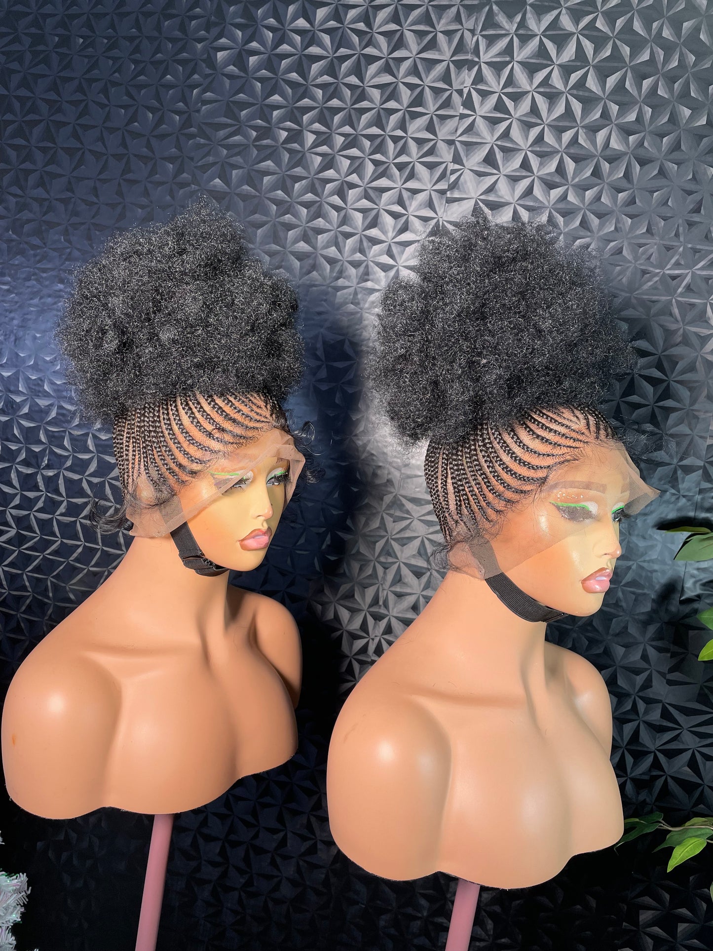 Afro shuku updo