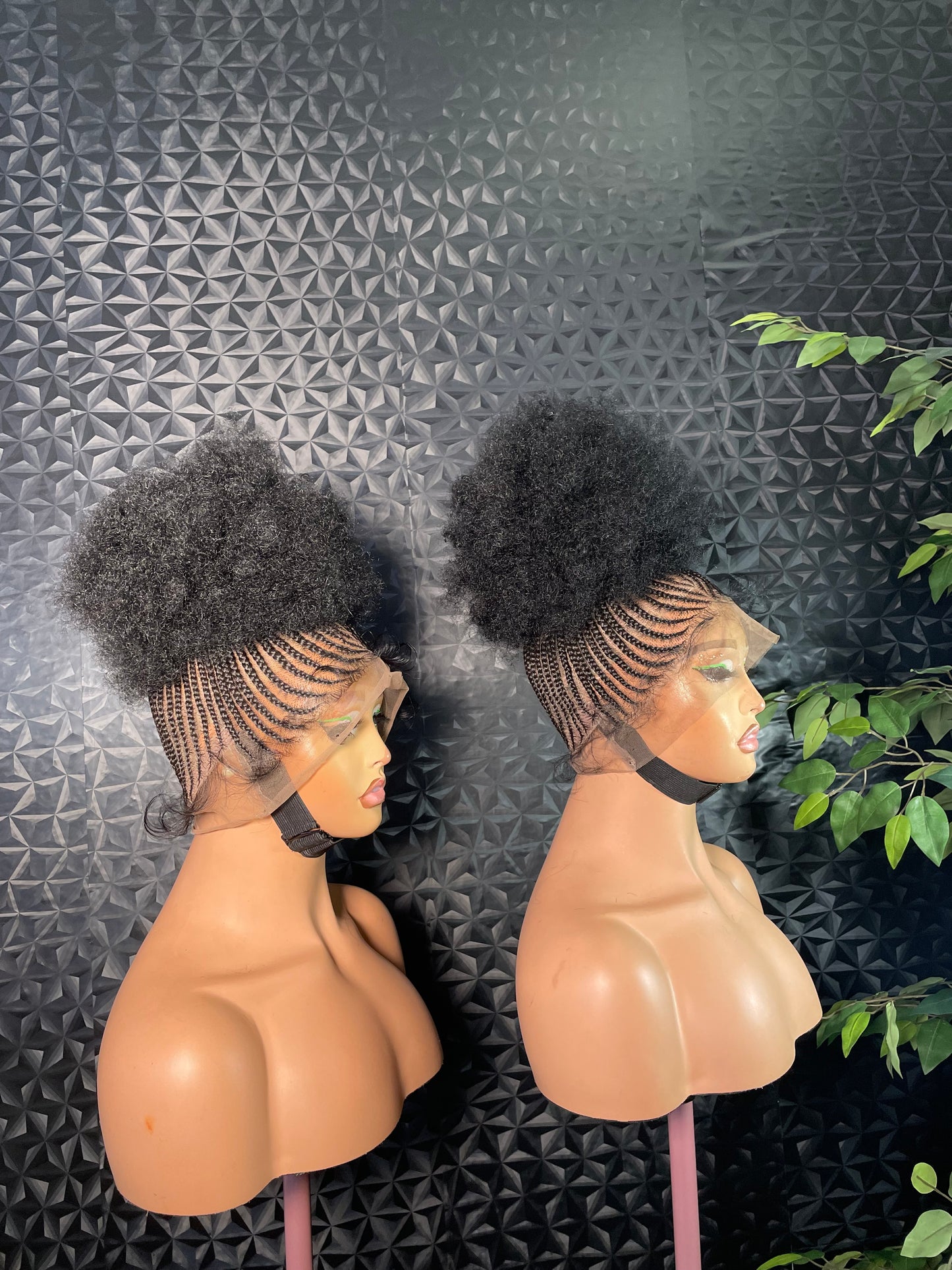 Afro shuku updo