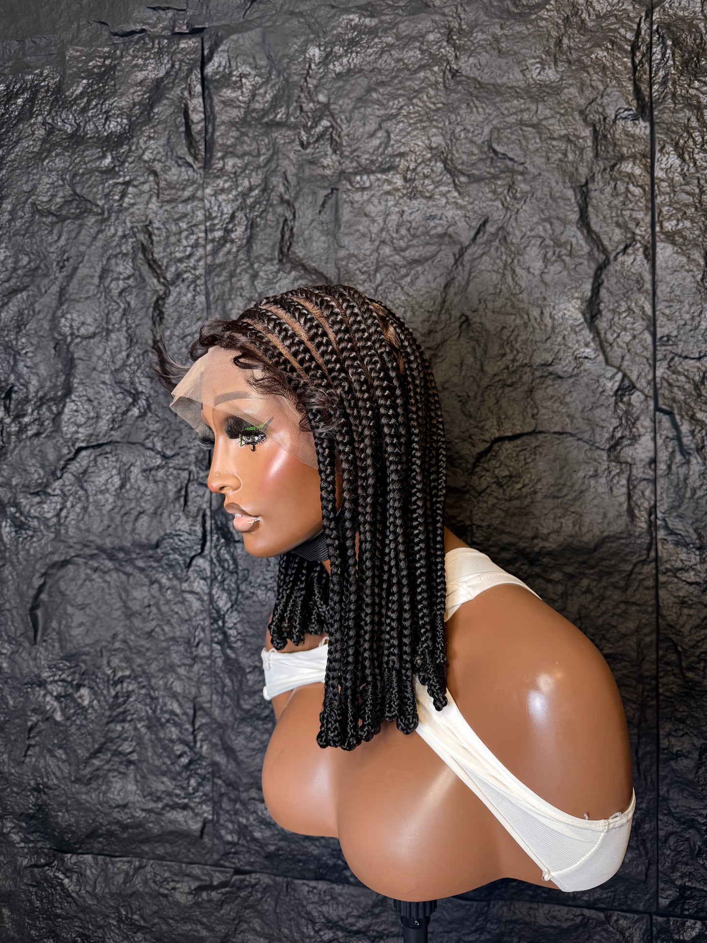 Side weave cornrow