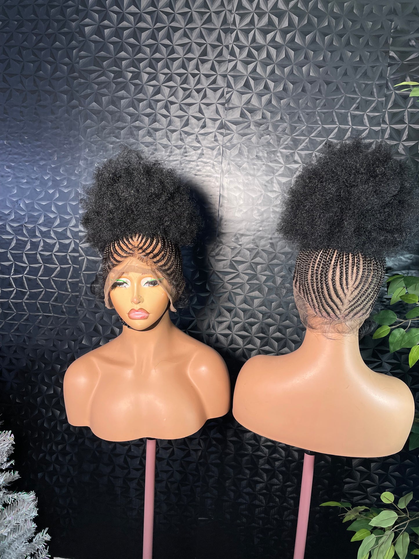 Afro shuku updo