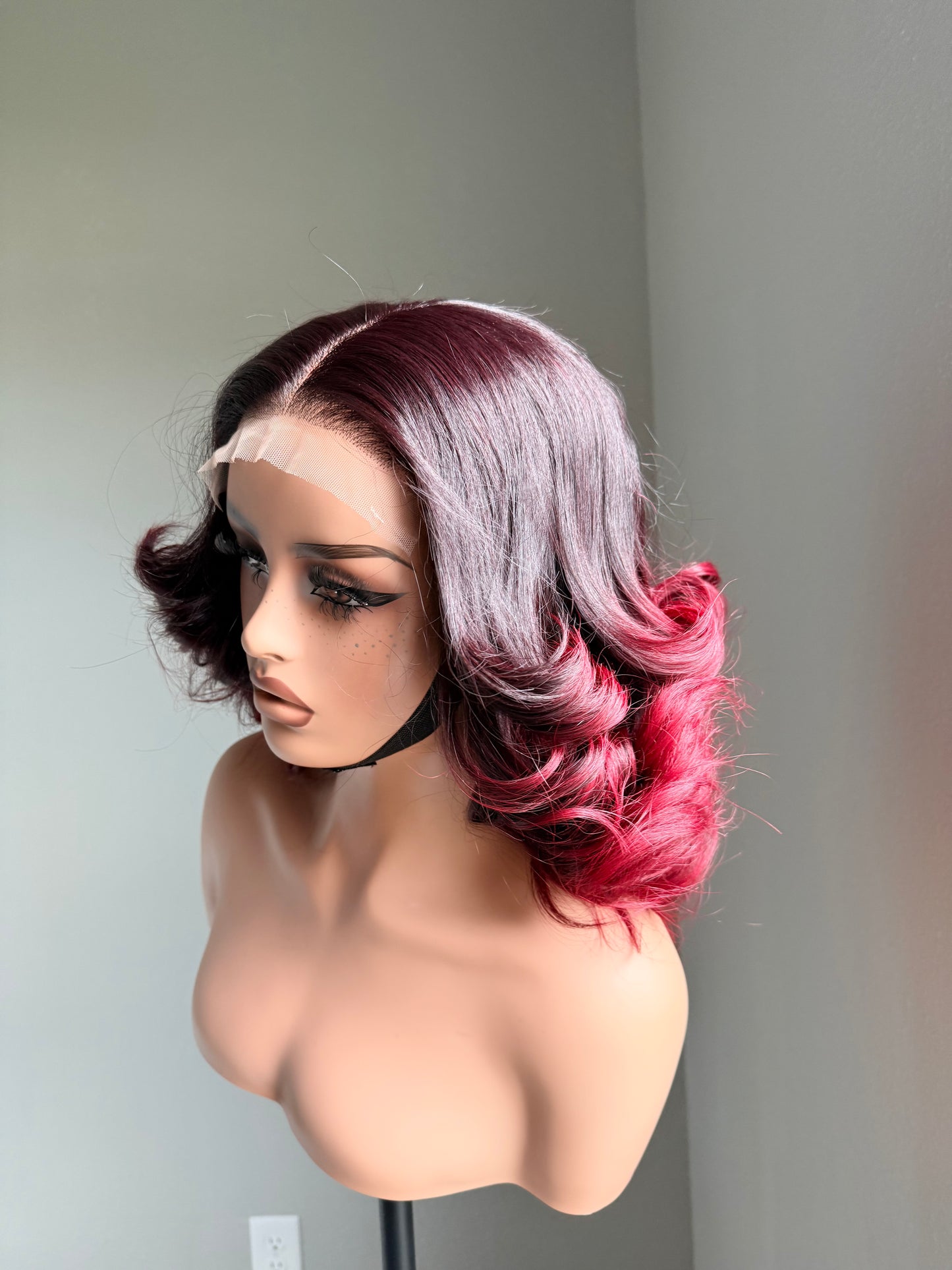 Wig Diana, made with 3bundles + 5x5 closure wig.