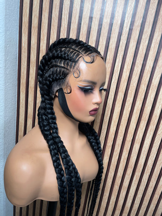 Full lace stitch braids