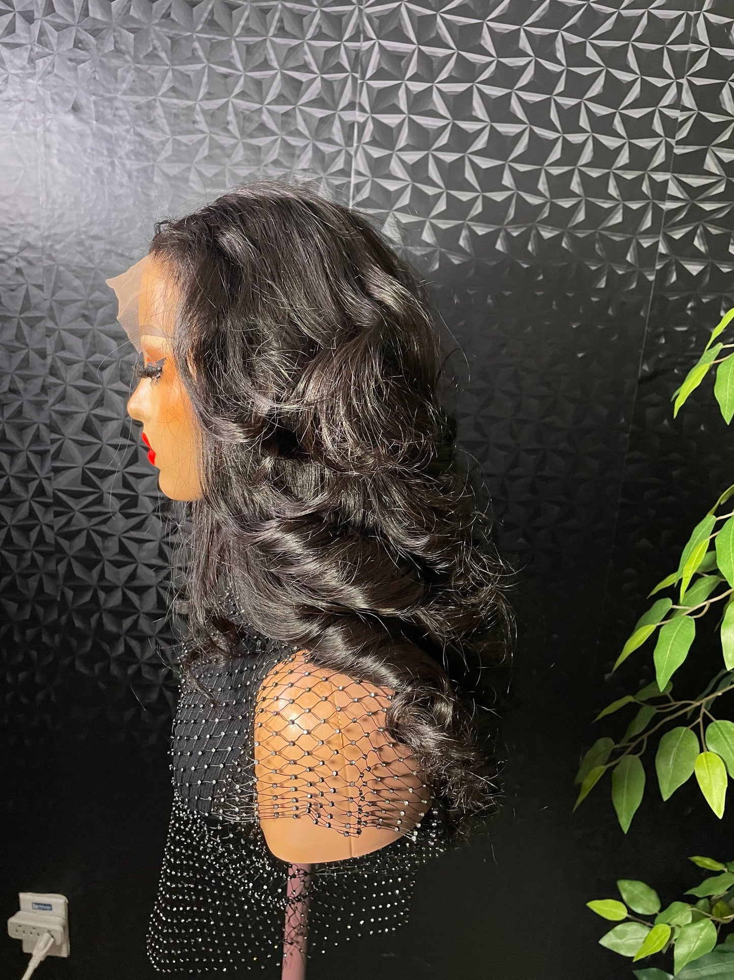 4 by 4 closure human hair wig 150%density