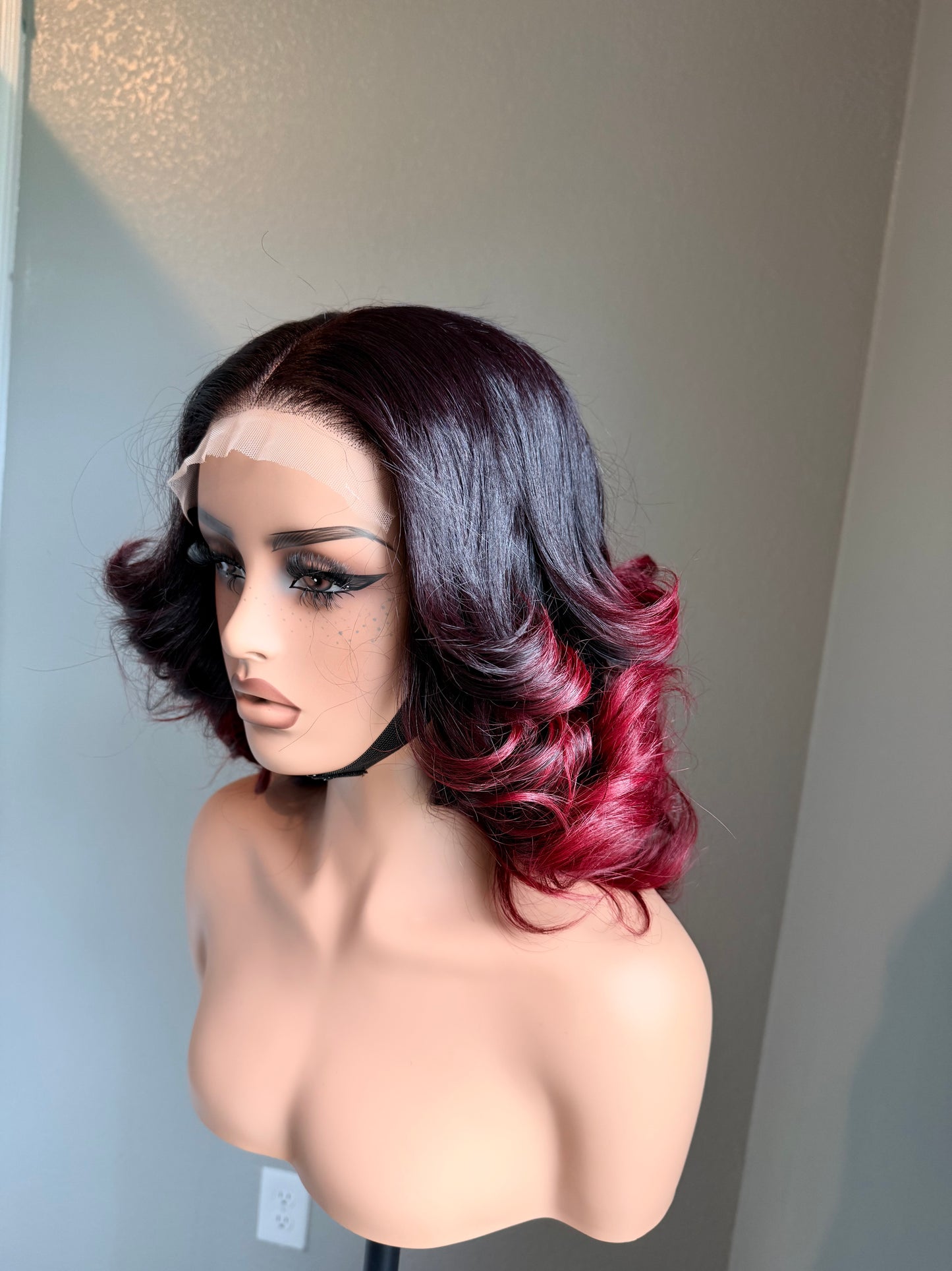 Wig Diana, made with 3bundles + 5x5 closure wig.