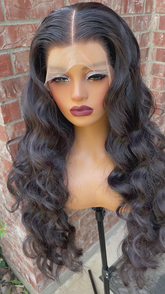 Vietnames Body wave frontal human hair. (Multiple donor hair)