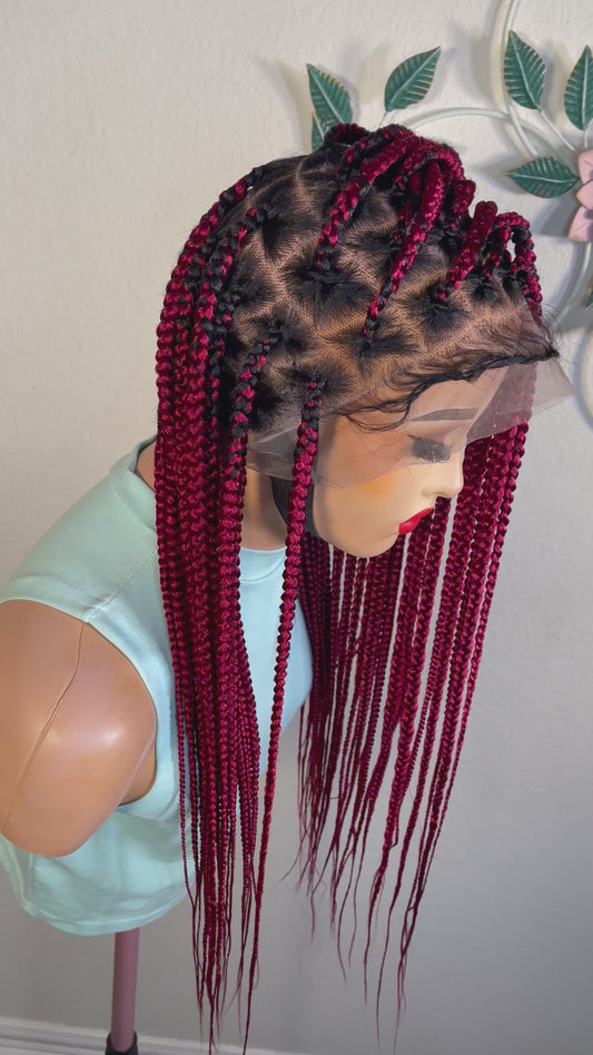 Full lace box braid 20 “